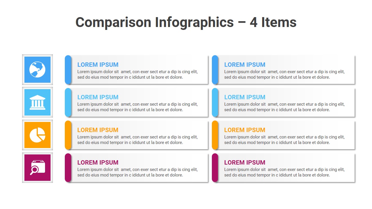 Comparison Infographics Google Slides Diagrams Template by Slide_Gold